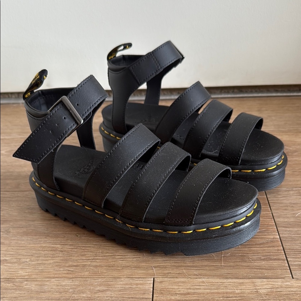 Dr. Martens Black Sandals